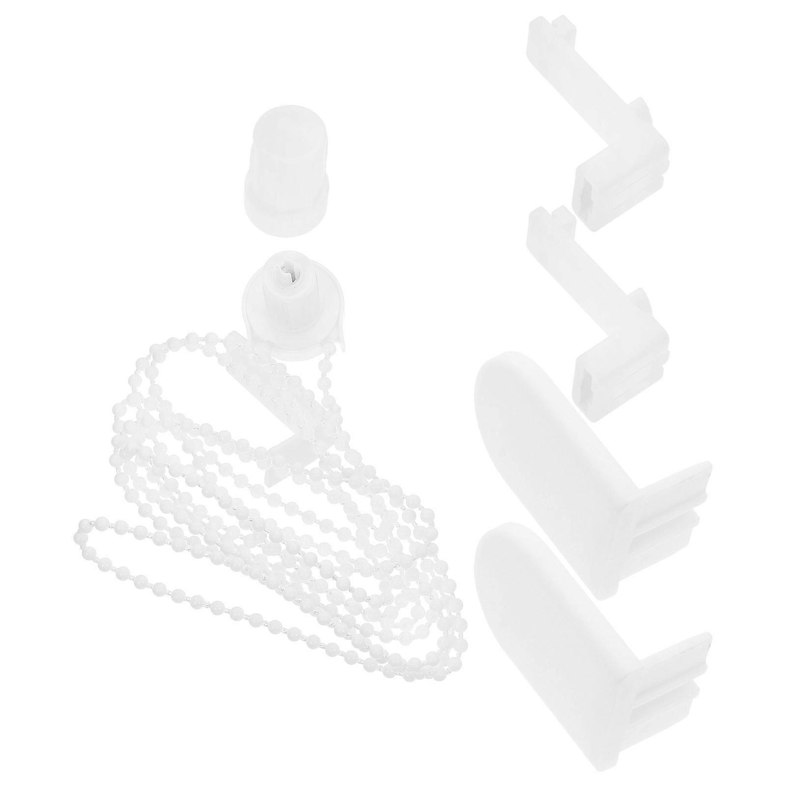 Roller Blind Clutch Bracket White ABS Roller Shade Accessories for Window Treatments 4Sets