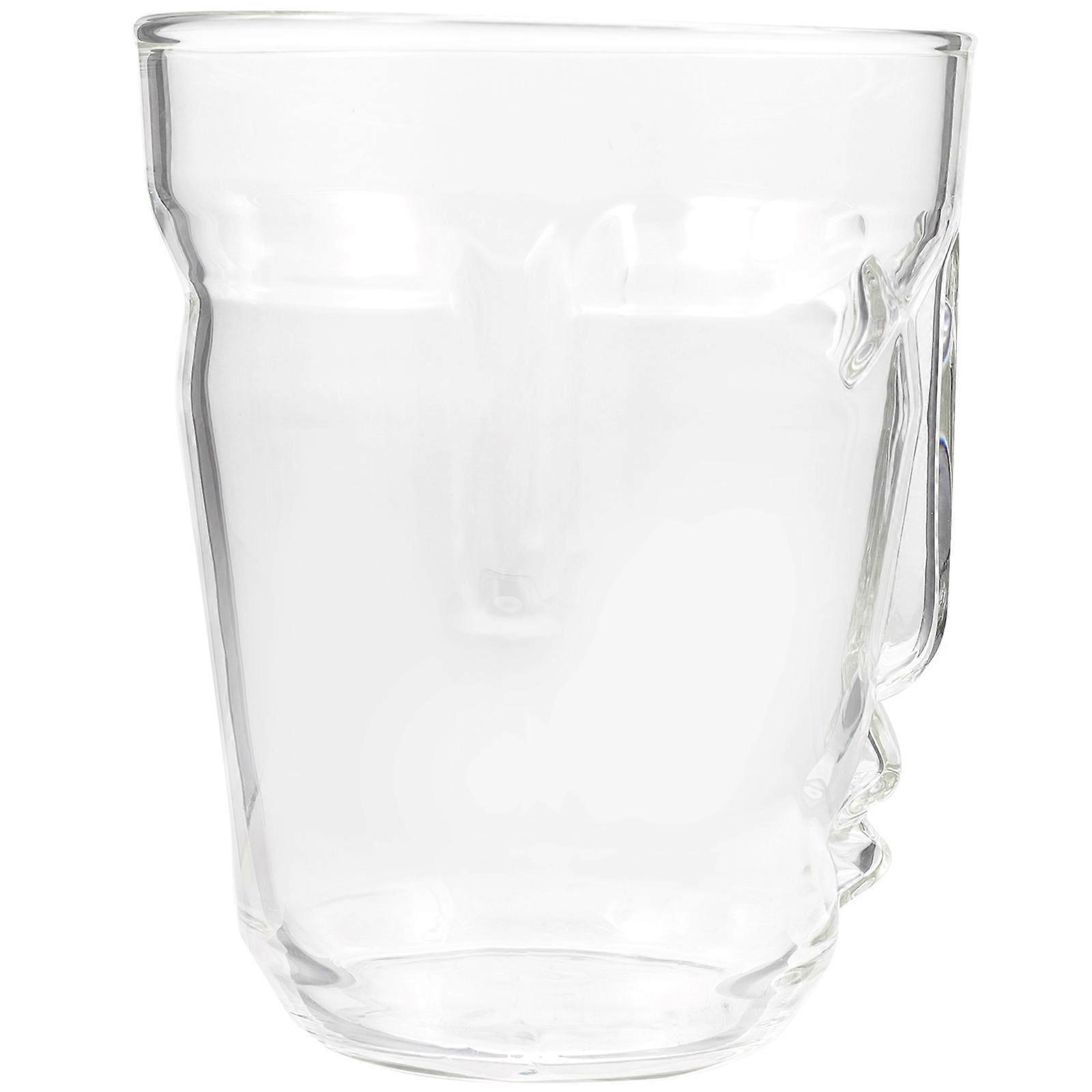 Glass Cups Transparent Cup High Temperature Resistance 1Pcs