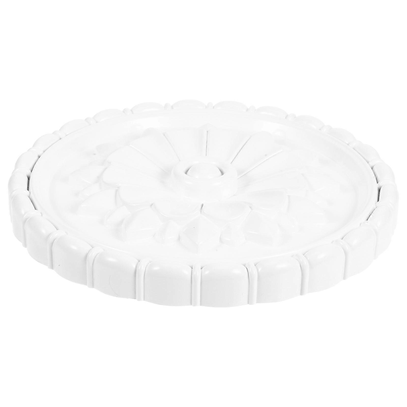 Round Ceiling Medallion PVC PU Ceiling Medallion for Lighting