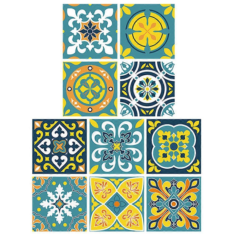 Tile Stickers for Wall Decoration Adhesive 50Pcs Set