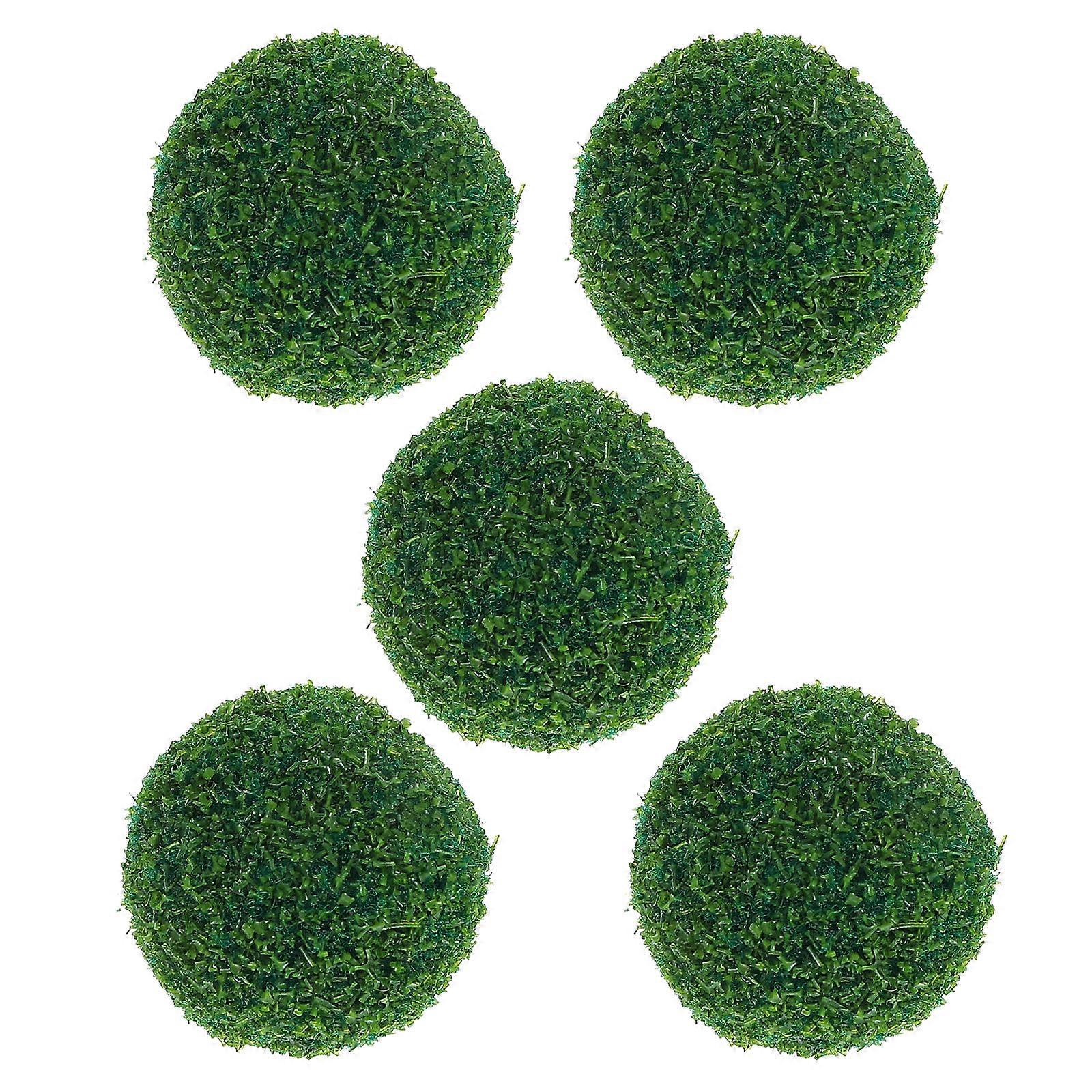 Simulated Plant Grass Balls Artificial Topiary Balls for Miniature Models 15Pcs