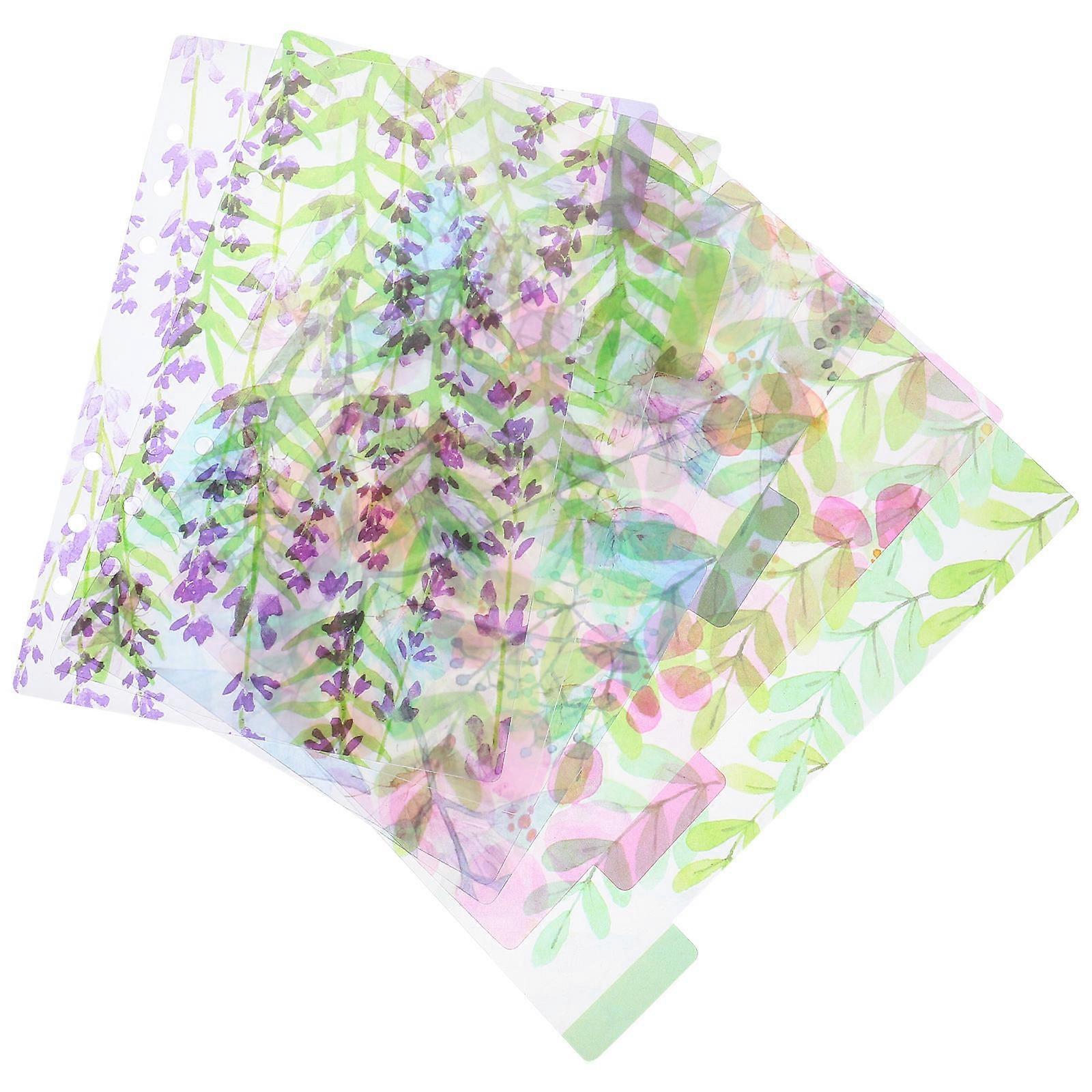 File Dividers 18 Sheets Page Marking Presentations Memo-Keeping Green Rectangular Style