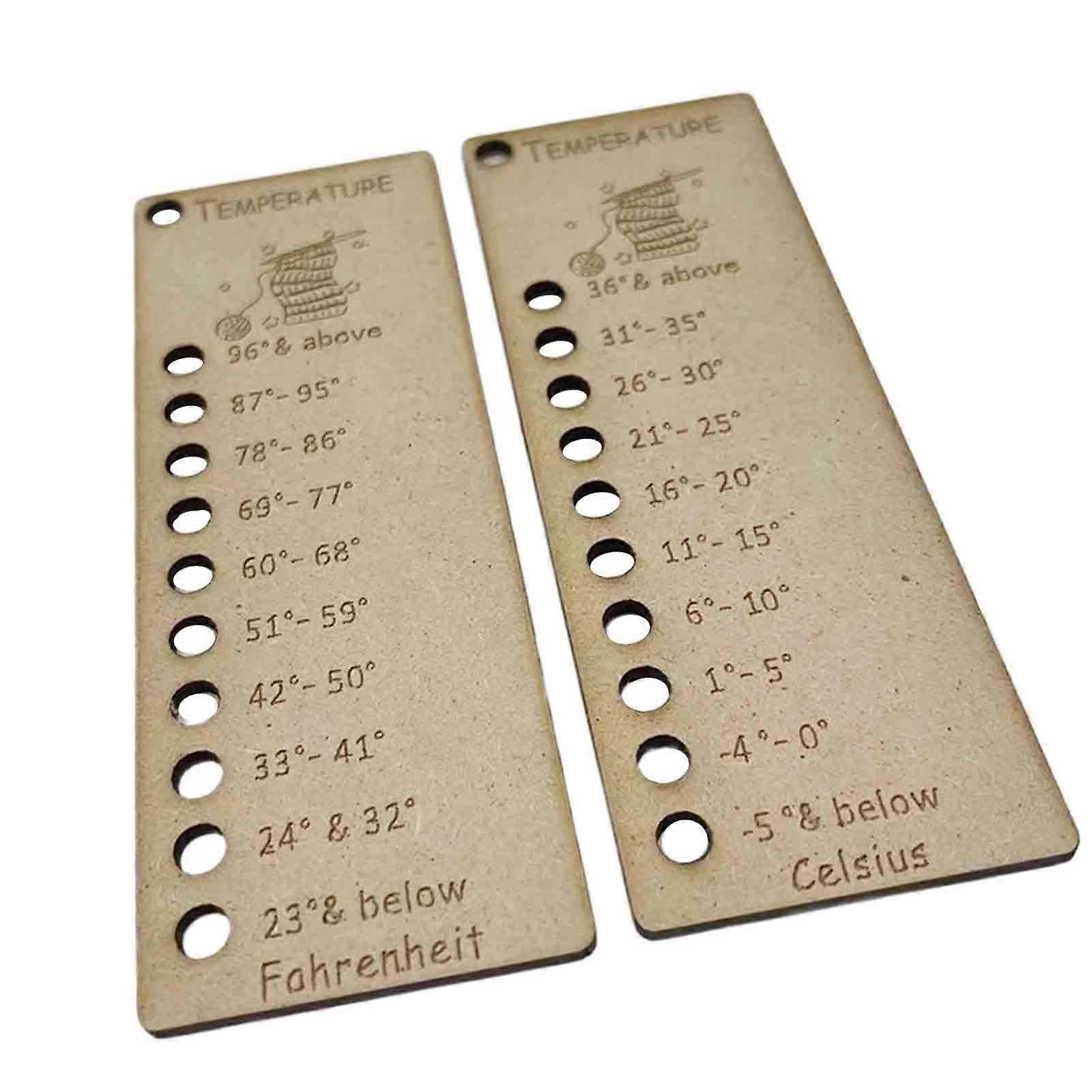 Temperature Blanket Color Chart Durable for Thread Embroidery Color Matching