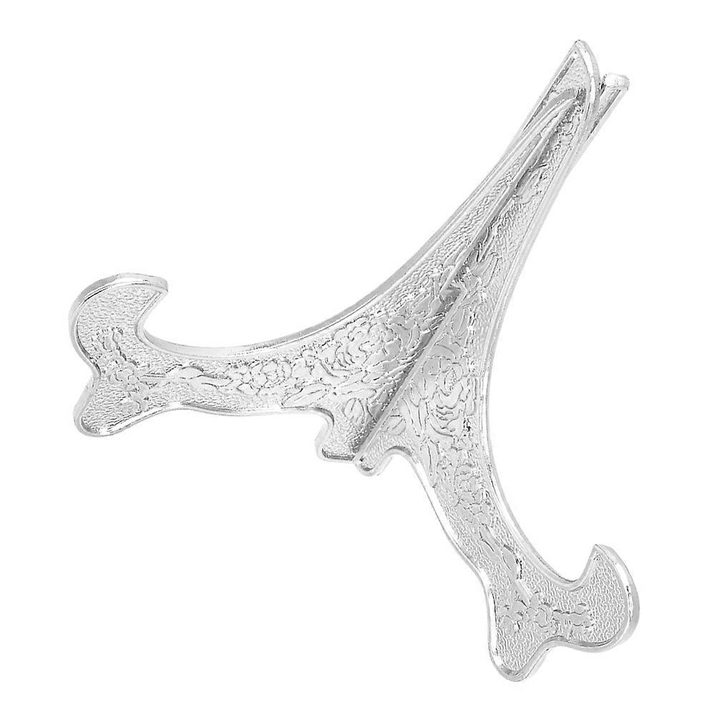 Silver Plate Stand Aluminum Holder for Display 3Pcs Multi-Use Picture Stand