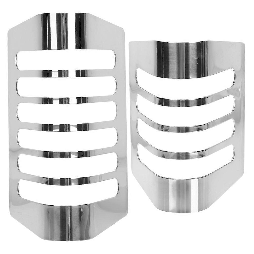 Toast Holder Rack 2Pcs Elegant Shape Silver High-End Stainless Steel Material For Breakfast Tableware