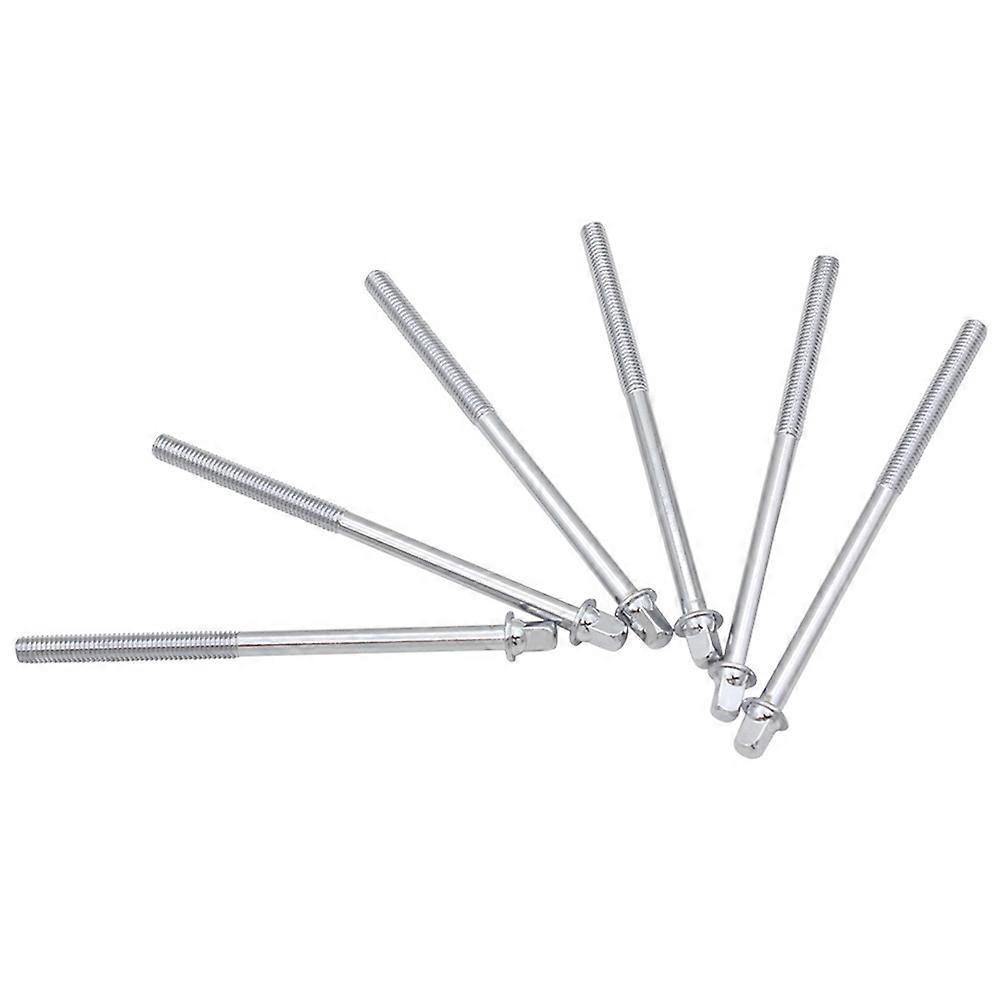 12 Pcs Drum Tension Lug Screws Long Cylindrical Iron For Drum Maintenance Enhancing Drum Performance