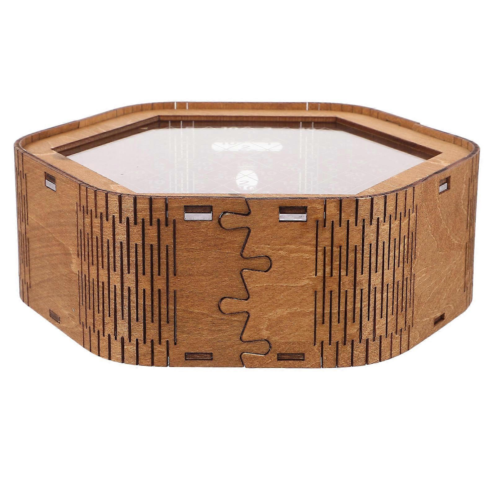 Wooden Piggy Bank with Number for Coin Storage 4Pcs Coin Saving Box