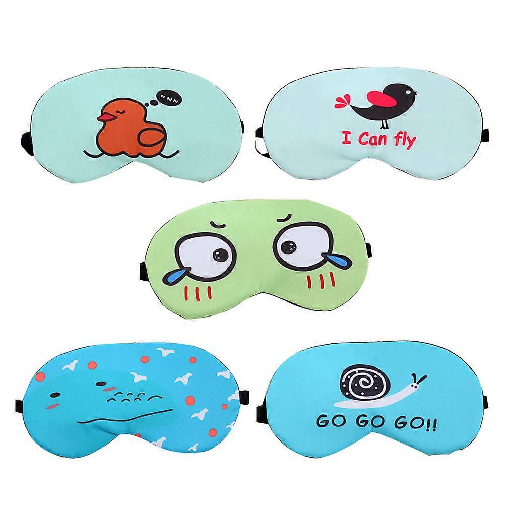 Eyeshade Eye Mask for Therapy Sleeping with Gel Pad 10Pcs Random Pattern