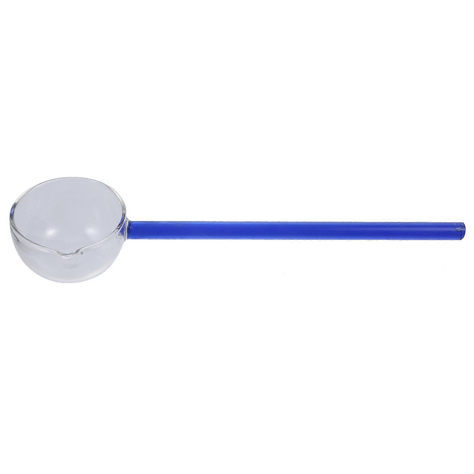 Mixing Spoon Heat-Resistant Glass Scooping Desserts Stirring Soups Easy to Clean Smooth Surface 1Set