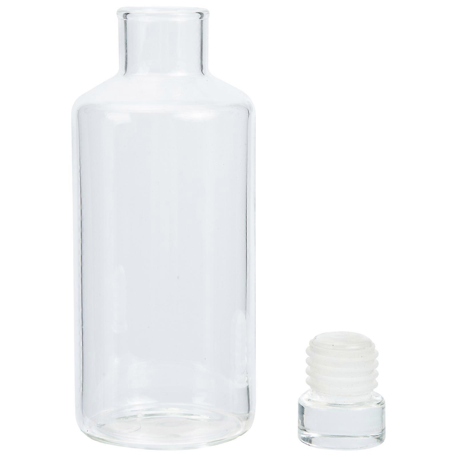 Glass Juice Bottle Refrigerator Friendly Transparent Bottles for Home