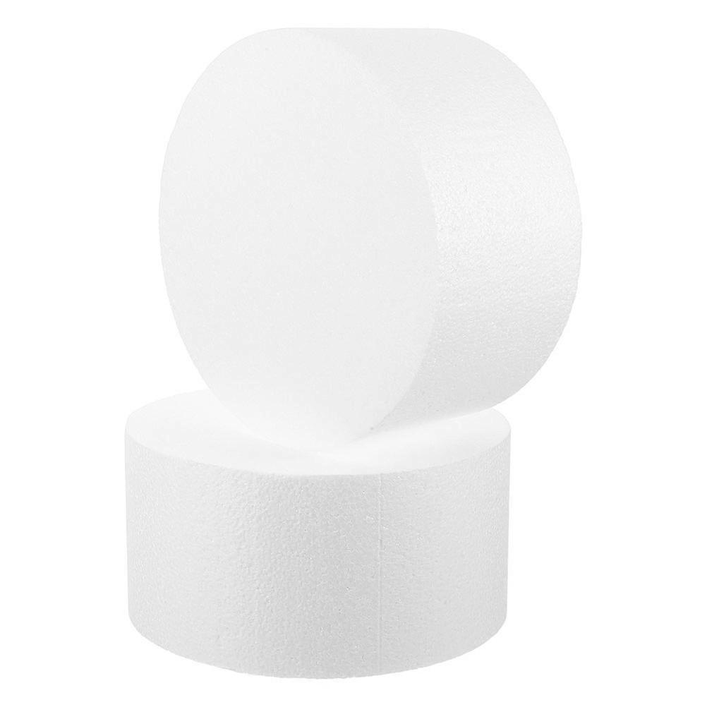 White Foam Cake Dummy for Display 8Pcs Foam Cake Models for Decorating