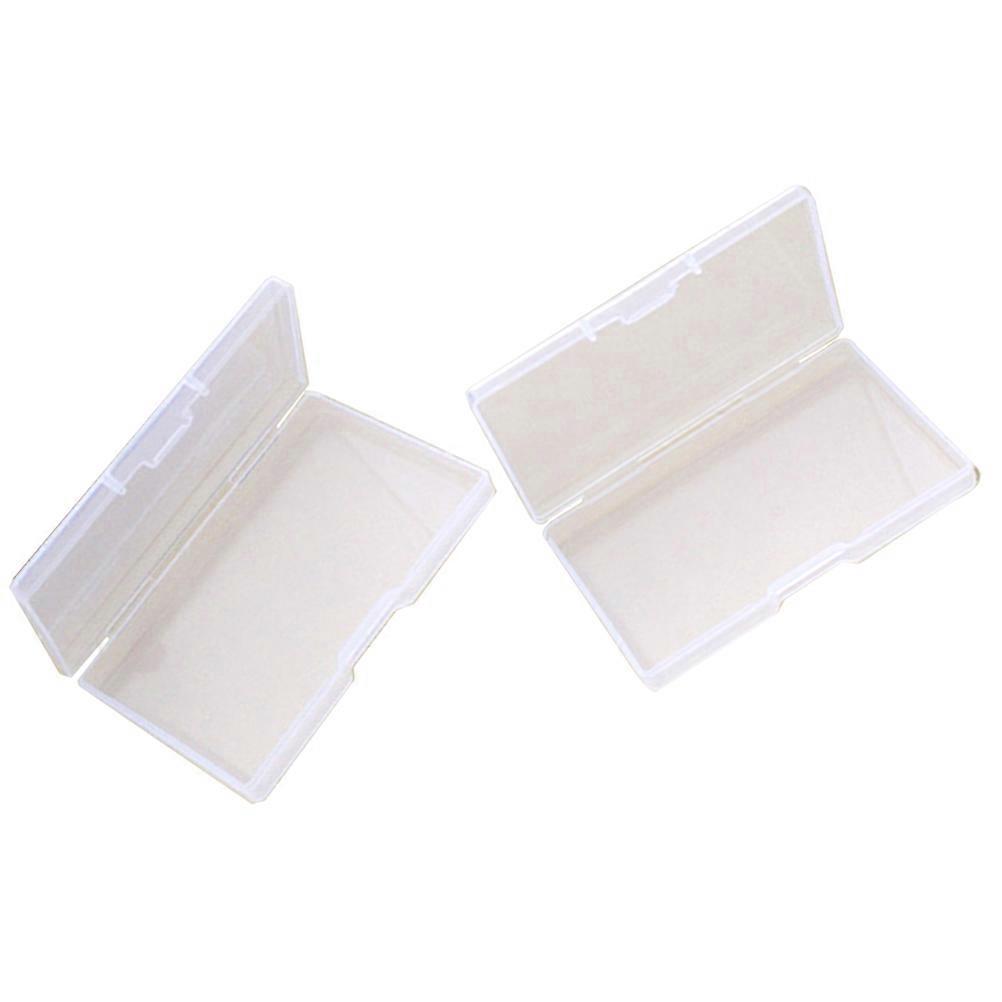 Transparent Business Name Holder Case for Convenient 4Pcs Storage