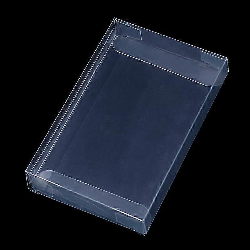 10st / parti Clear Transparent Carts Box Fodral för Nintend N64 Patron Cib-skydd