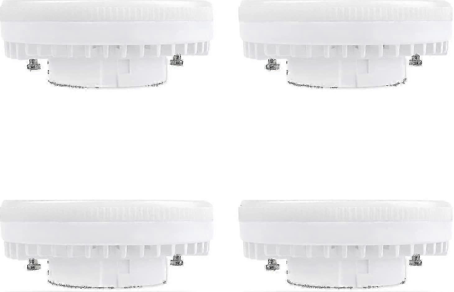 4個GX53 LEDスポットライト9W 3000Kウォームホワイト900lm 15-18W CFL 120非調光A +エネルギー