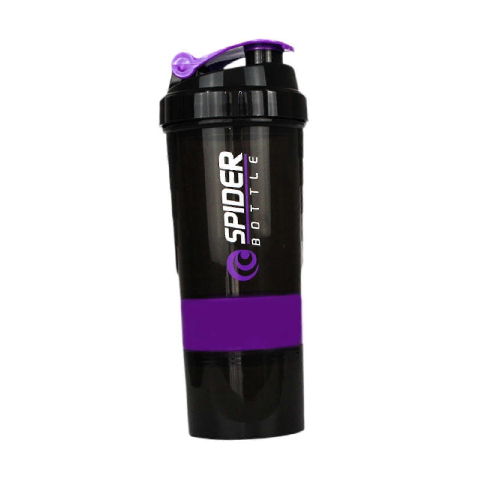 Protein Shaker Bottle with Leak Resistant Design, Violet Mixer Bottle for Coffee, Milkshakes, and Pre Workout Sports