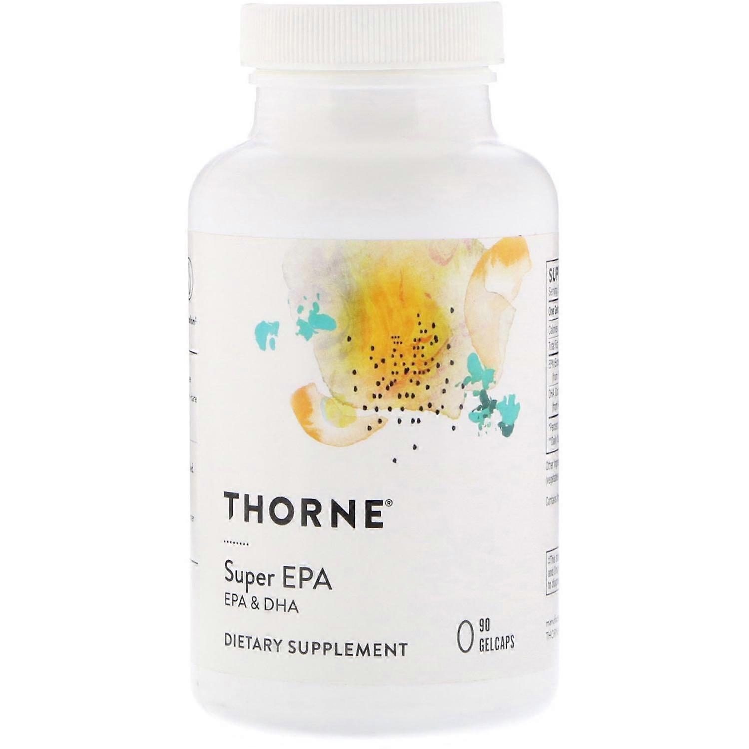 Thorne Research, Super EPA, EPA & DHA, 90 Gelcaps