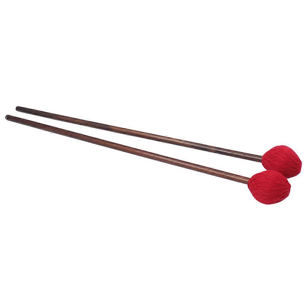 Red Marimba Mallets for Tongue Drum 5Pairs Professional Mallets