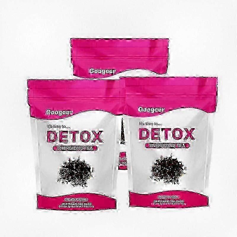 Triple Pack Detox Tea for Weight Loss: Supports Metabolism, Combats Abdominal Fat, Burns Fat with Detoxifying Properties