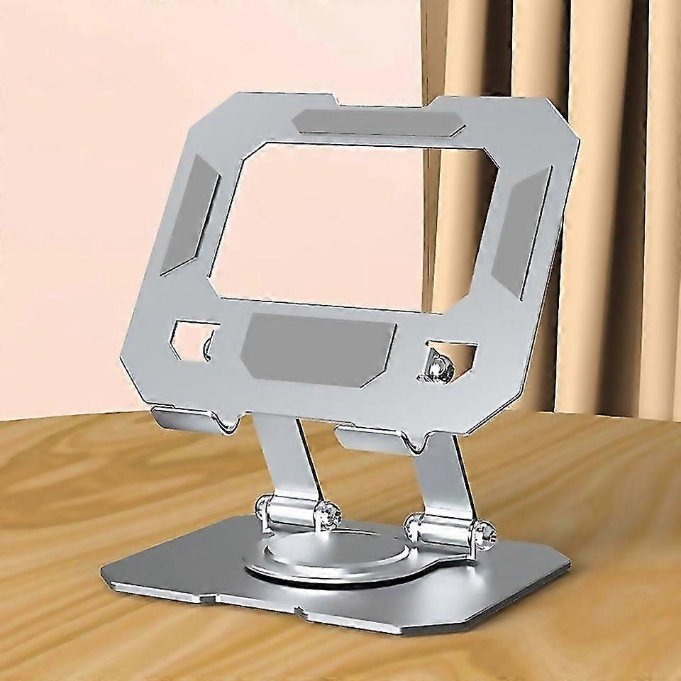 For Metal Cooling Tablet Stand Rotatable Adjustable Base Support Js258 Silver
