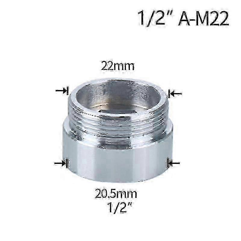 repair tap coupler 1/2 to m16 m18 m20 m22 m24 m28 thread connector adapter