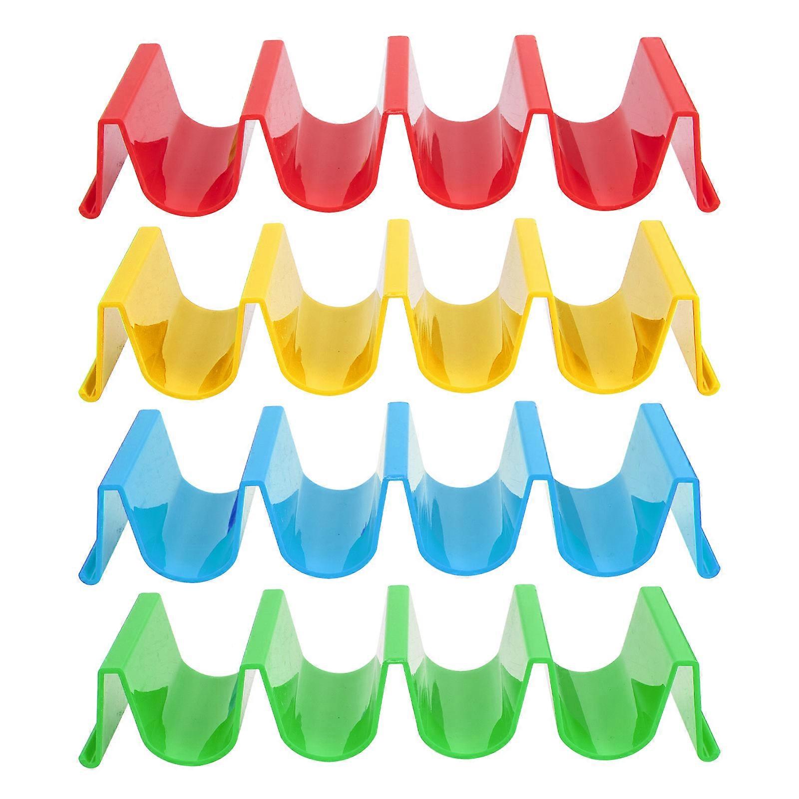 Taco Stand Holder for 4Pcs Colorful Chicken Roll Support