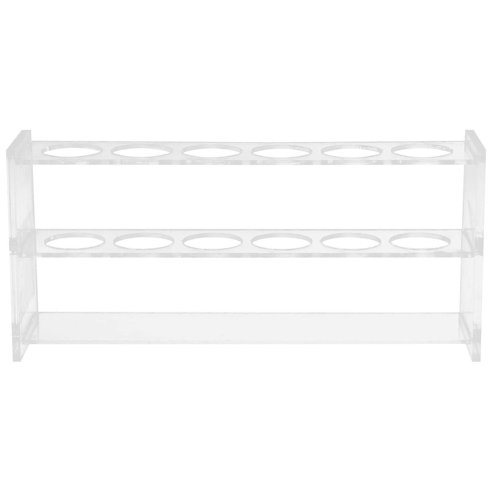 Acrylic Test Tube Holder for Laboratory 3Pcs Test Tubes Rack Reusable Organizer