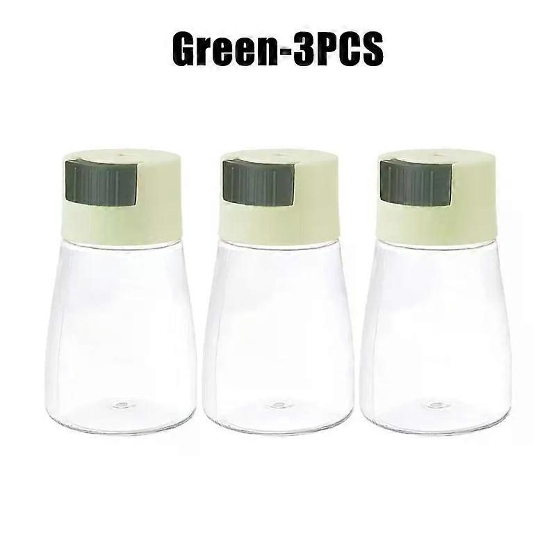 Precision Salt Control Dispenser Sealed Quantitative Seasoning Jars Press Design Spice Storage Containers for Kitchen Cooking
