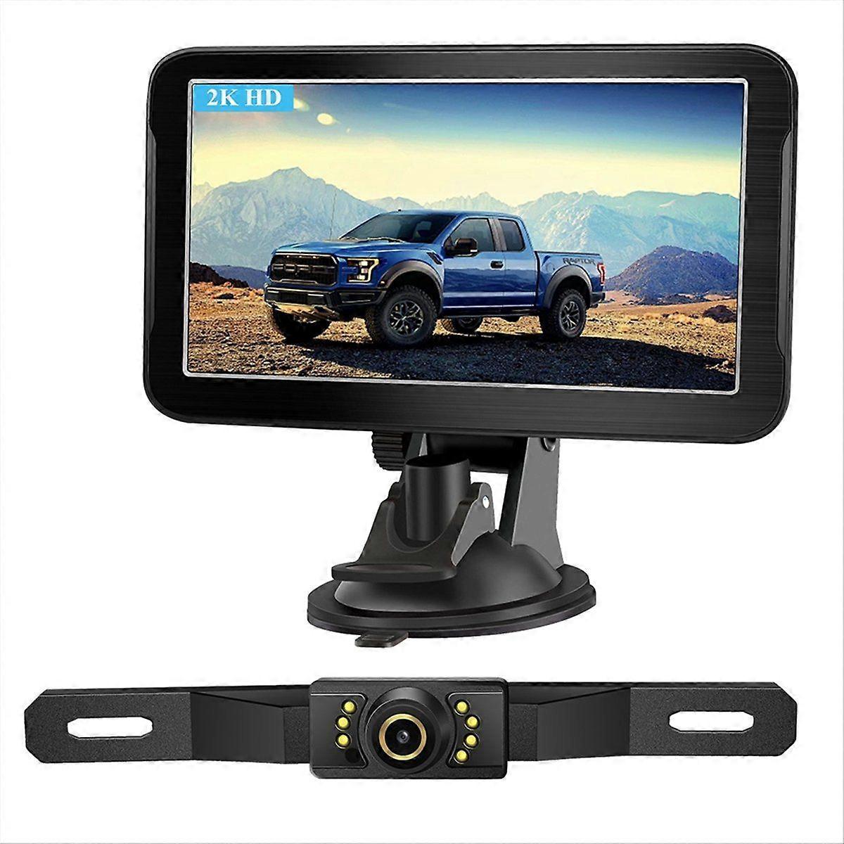 2K Car Reversing Assistance System 150 Wide Angle Backup Camera Table Car Monitor Clear Image Quality