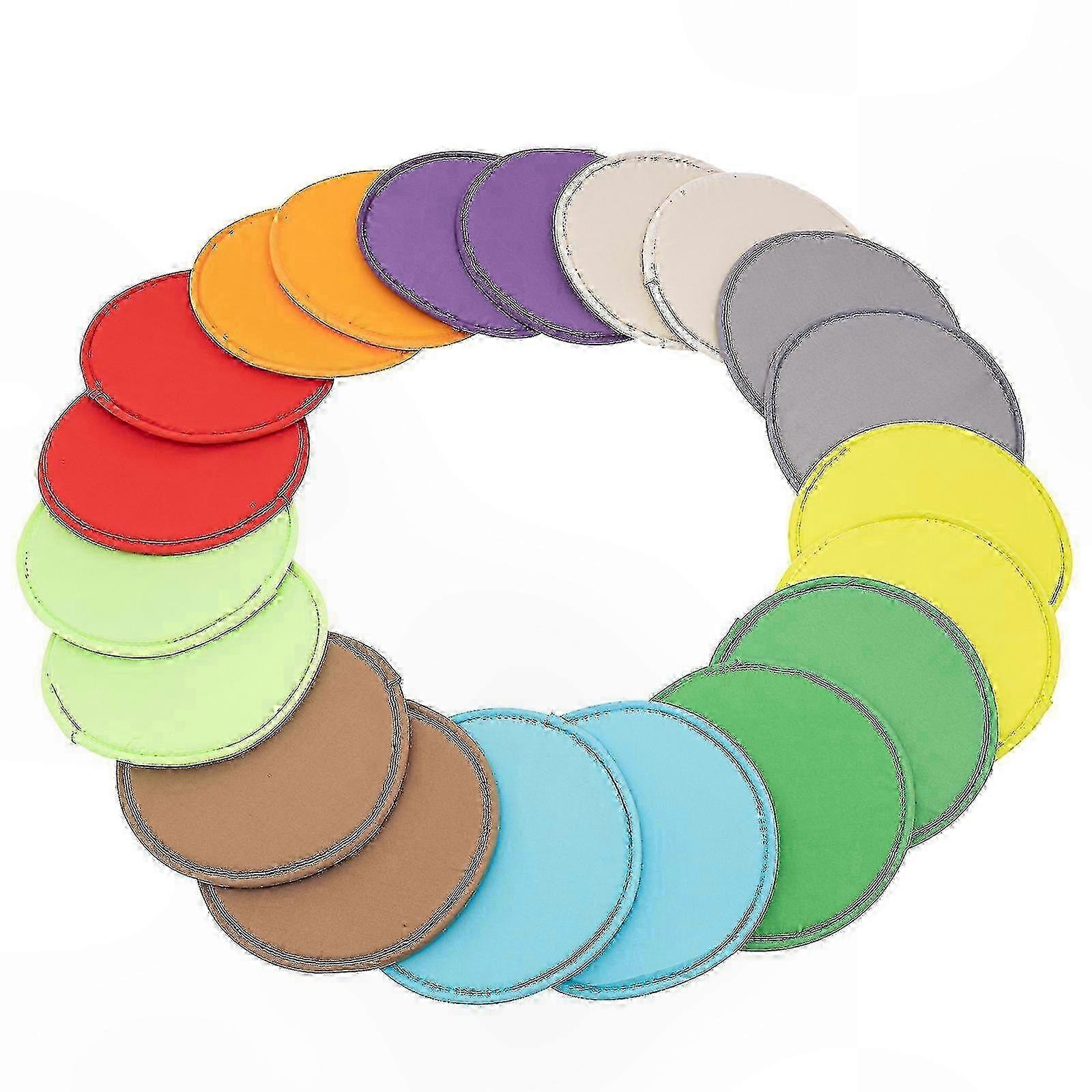 Soft Round Floor Cushions, 20-Pack Pillow Set for Comfortable Seating