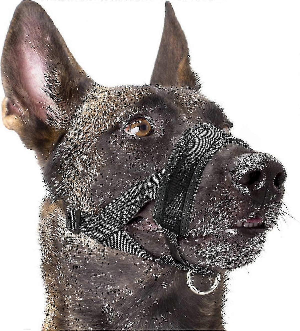 XL Nylon Soft Adjustable Dog Muzzle Anti Bite Bark Chew Protection for Medium Large Breed