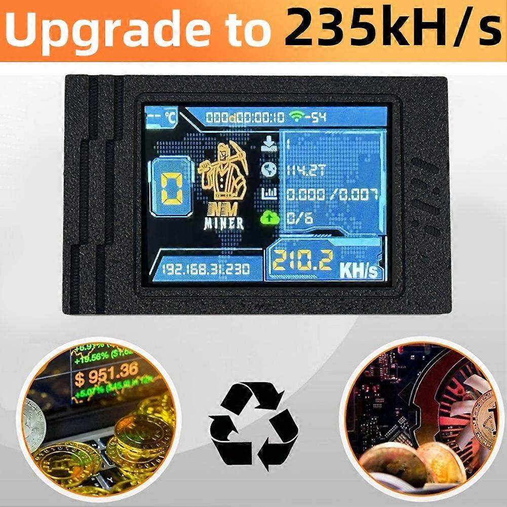 Minero de lotería individual de Bitcoin y criptomonedas NMMiner de 235 KH/S
