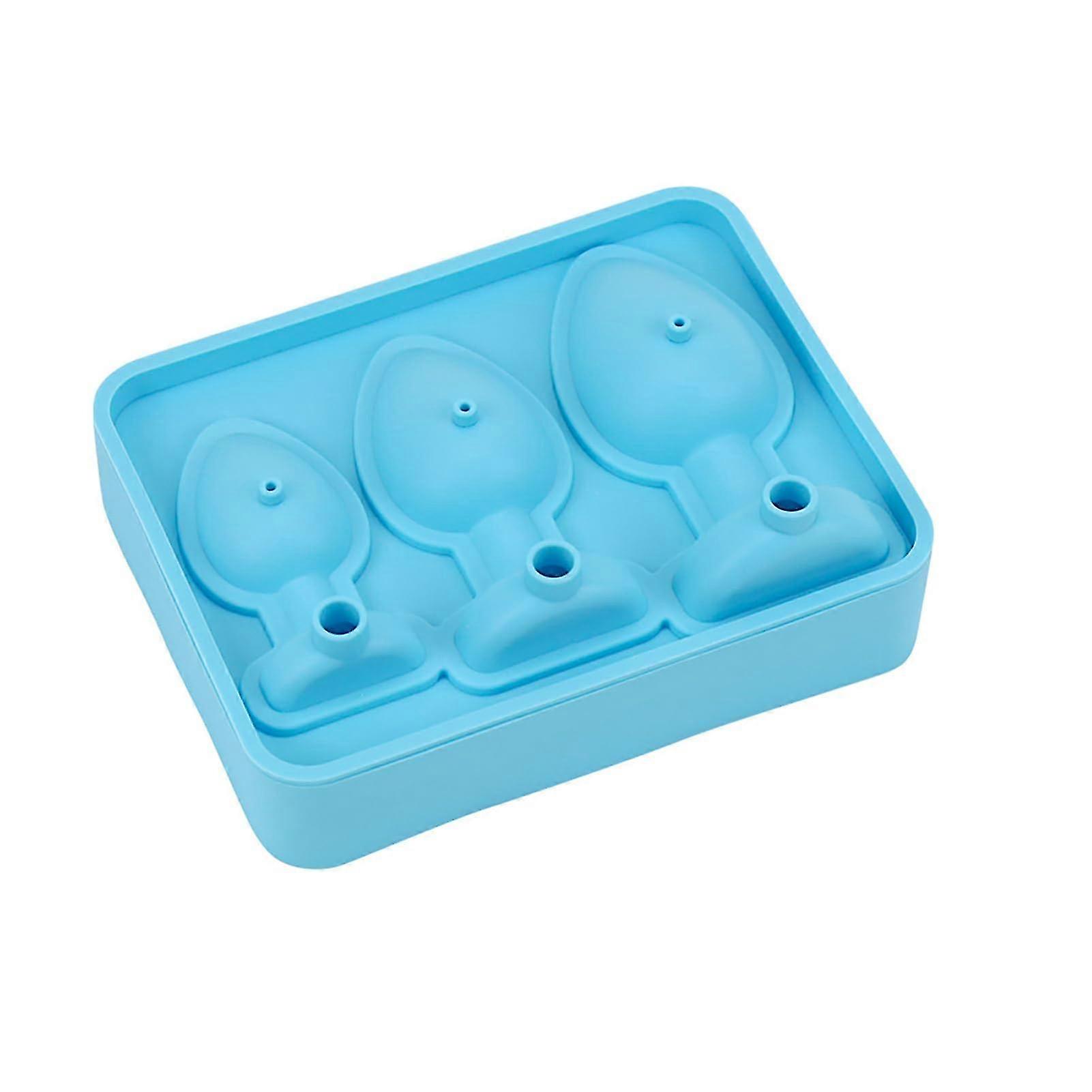 Blue Butt Plug Ice Cube Tray for Chocolate Molds - One Size