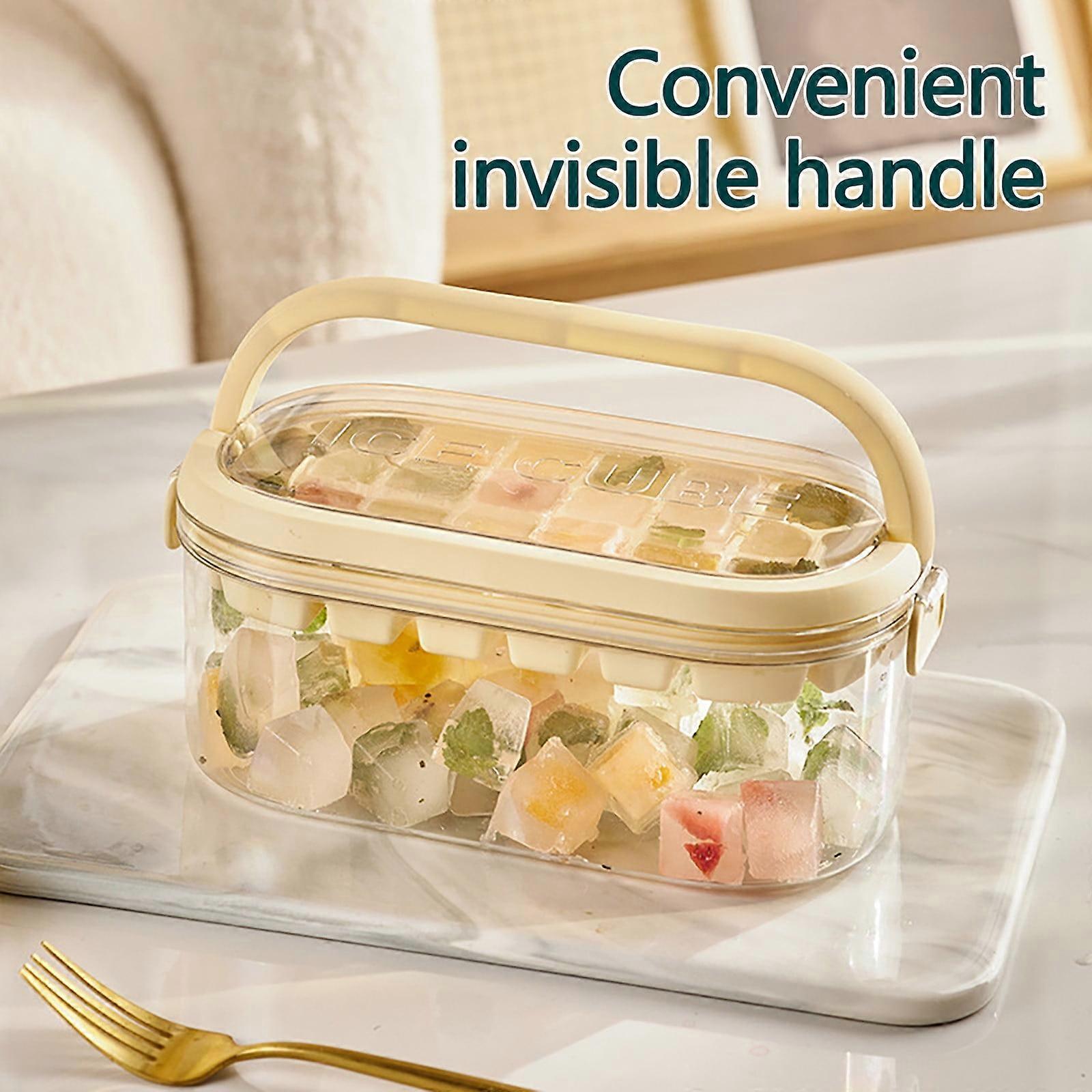 Tray Ball Maker Ice Lattice Household Food Grade Refrigerator Ice-cube Portable Large Capacity Ice Box Up to 65% off