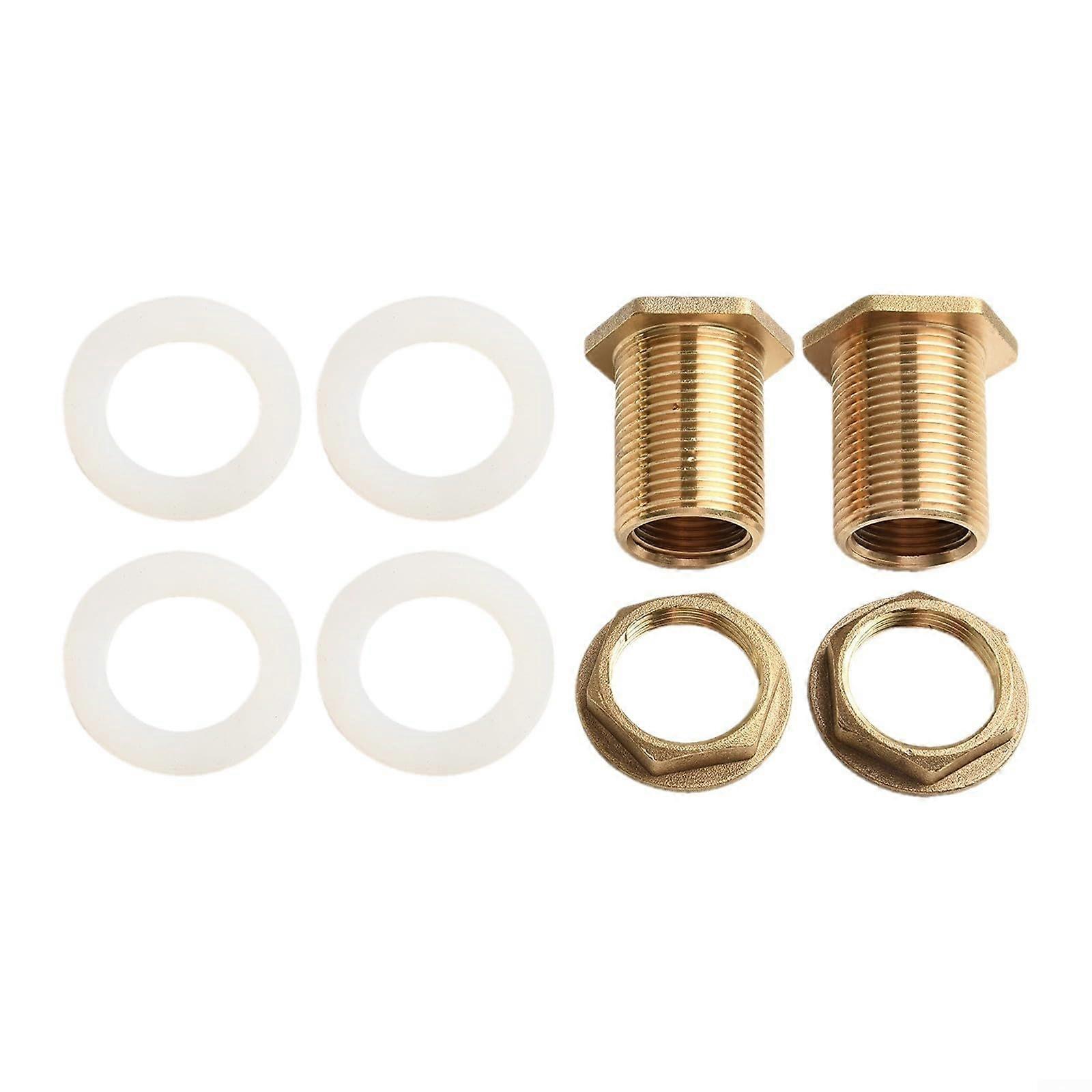 Brass Hex Reducing Adapter Internal And External Thread Water Tank Feedthrough DN15/DN20/DN25 Size DN20