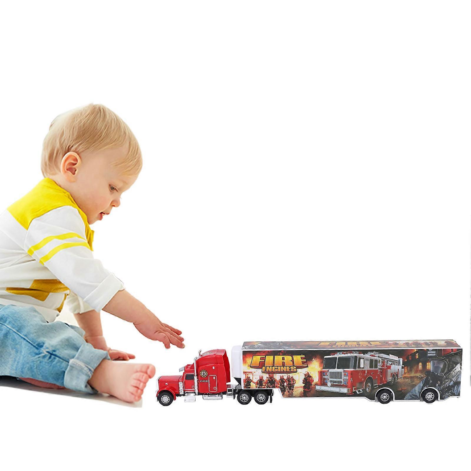 3 辆合金生日礼物紧急汽车玩具家用户外 A 型运输车