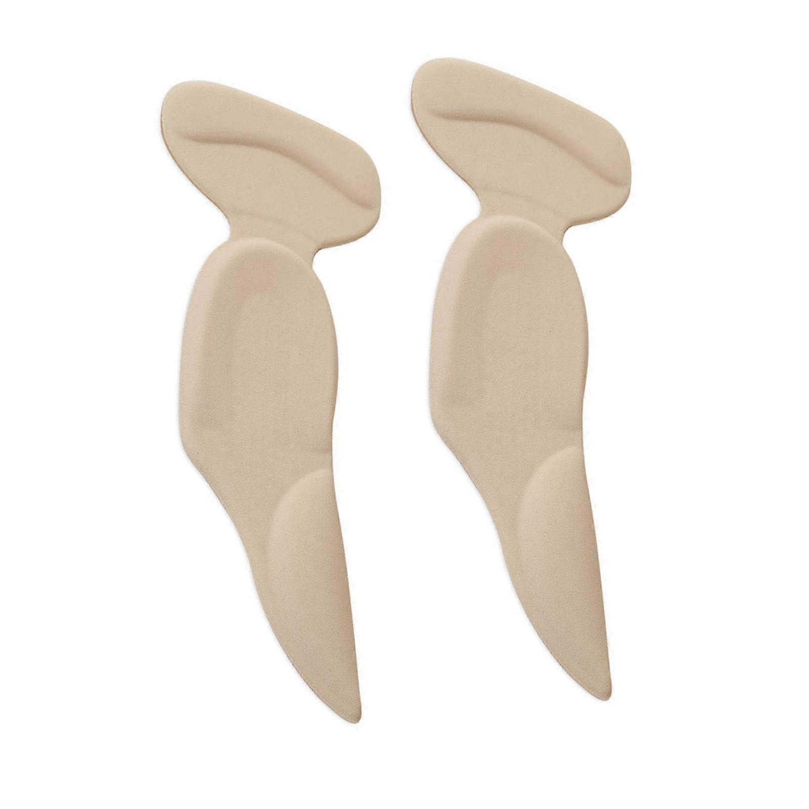 Washable High Heel Inserts Soft Gel Cushioned Shoe Insert Pad Arched Foot Support for High Heel Friction Prevention  Lycra Apricot