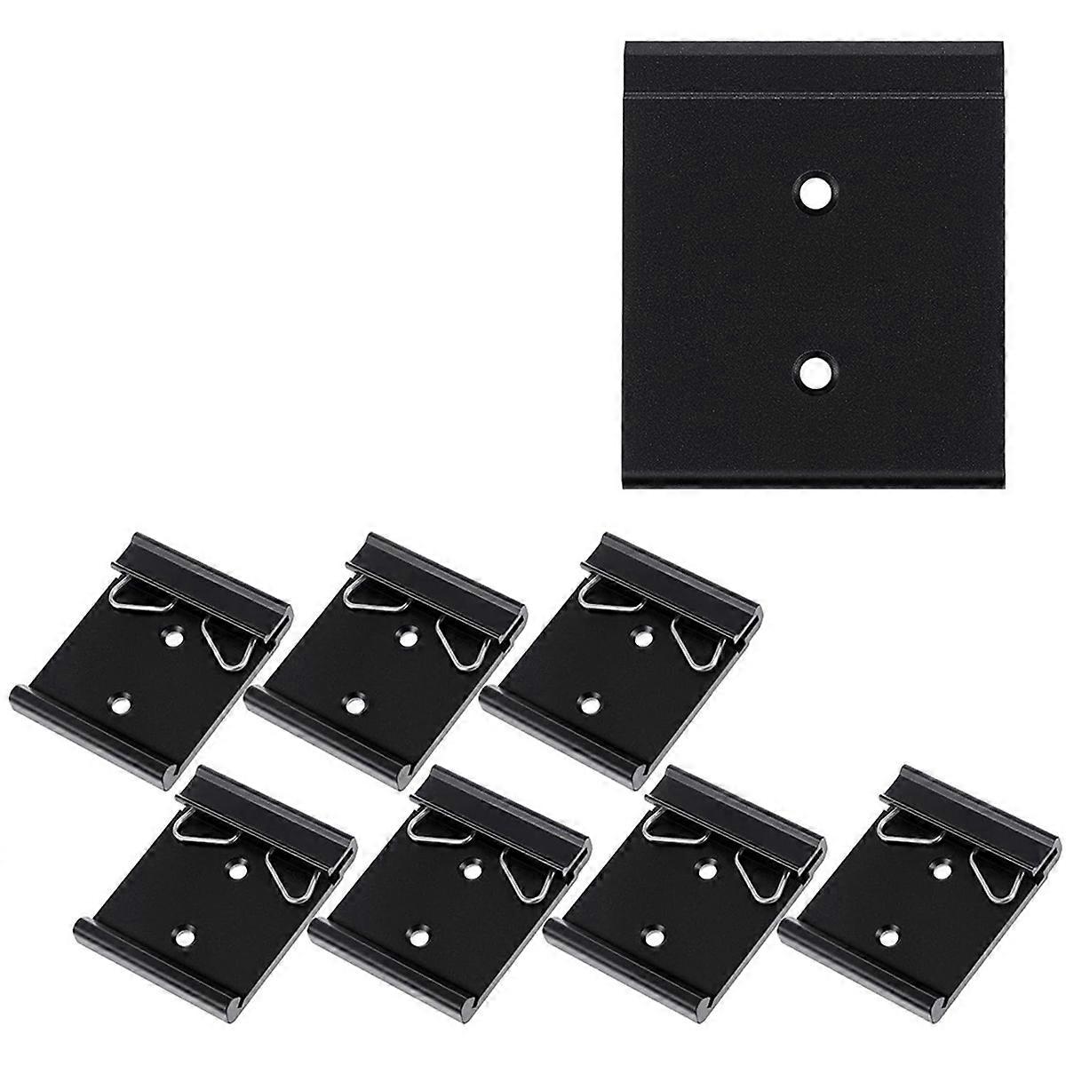 10 Pcs Din Rail Mount Clip Snap in Universal Mounting Brackets Fixed Clamp,Relay Clip for 35mm Din Rail Switches 1.7Inch
