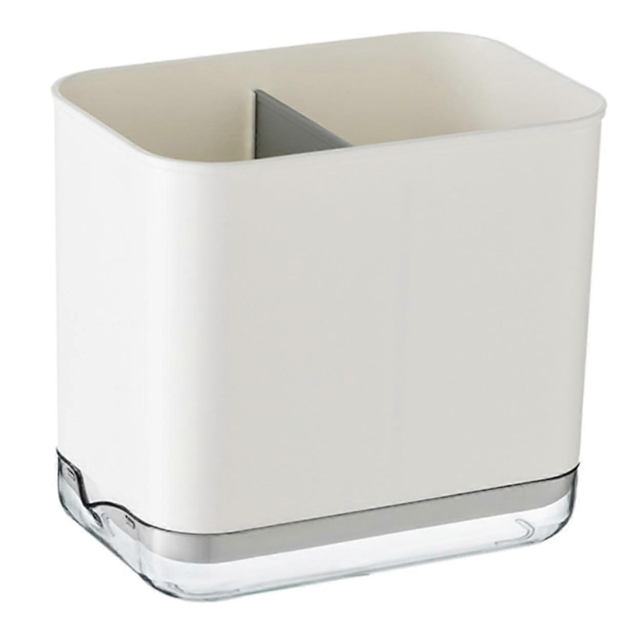 Plastic Chopsticks Organizer Drainage Tray Pouring Port For Chopsticks Spoons Forks Ventilated Drainer