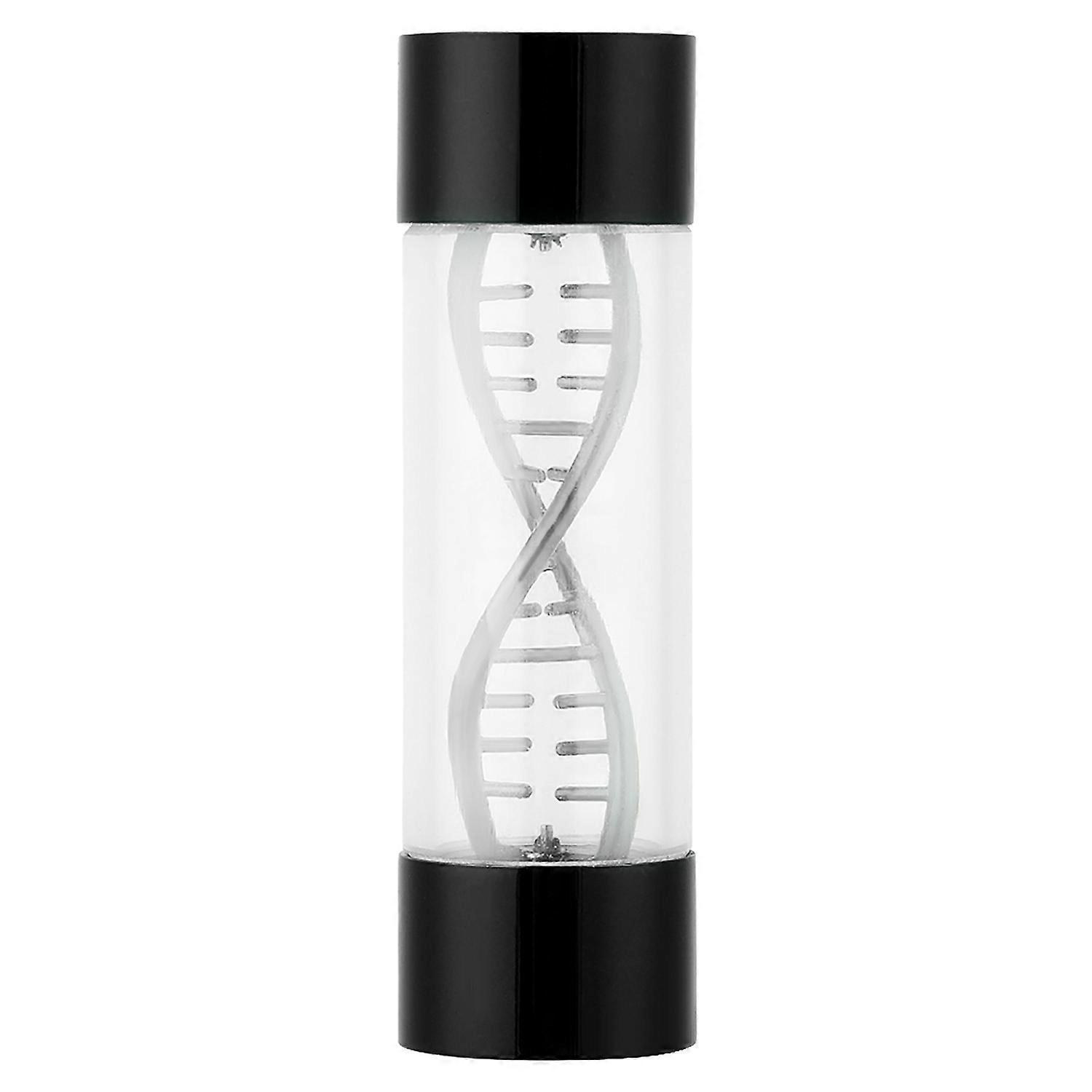 Water Flow Meter Multiple Color Metal Spiral G1/4 Female Thread for Computer Water Cooling(Black )