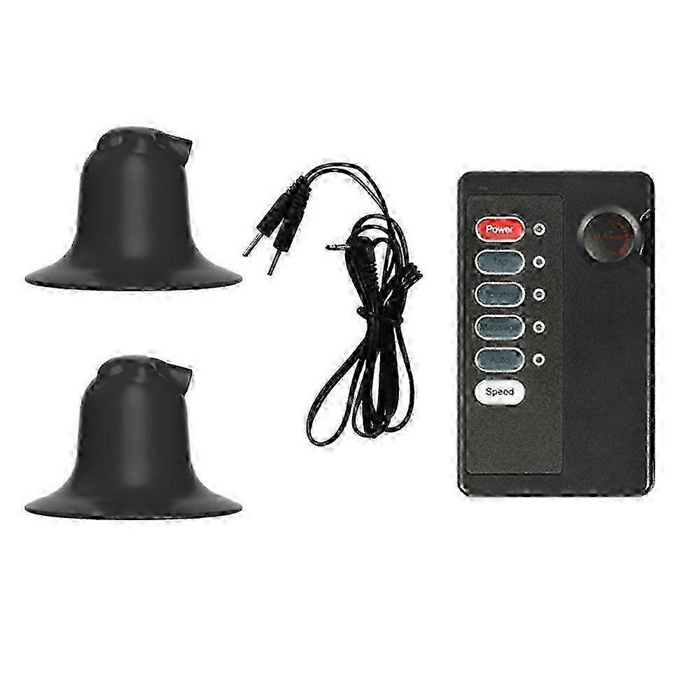 Double Electrode Nipple Clamp Electric Shock Pulse Breast Suction Device