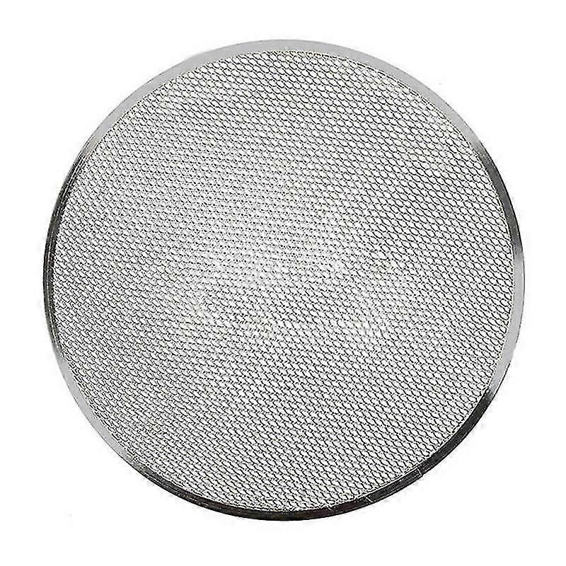 Professional Round Pizza Oven Baking Tray Barbecue Grate Nonstick Mesh Net(14 Inch) (haoyi