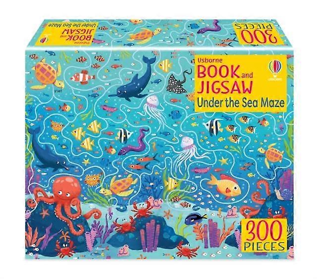 Usborne Book And Jigsaw Under The Sea Maze by Sam Smith Paperback