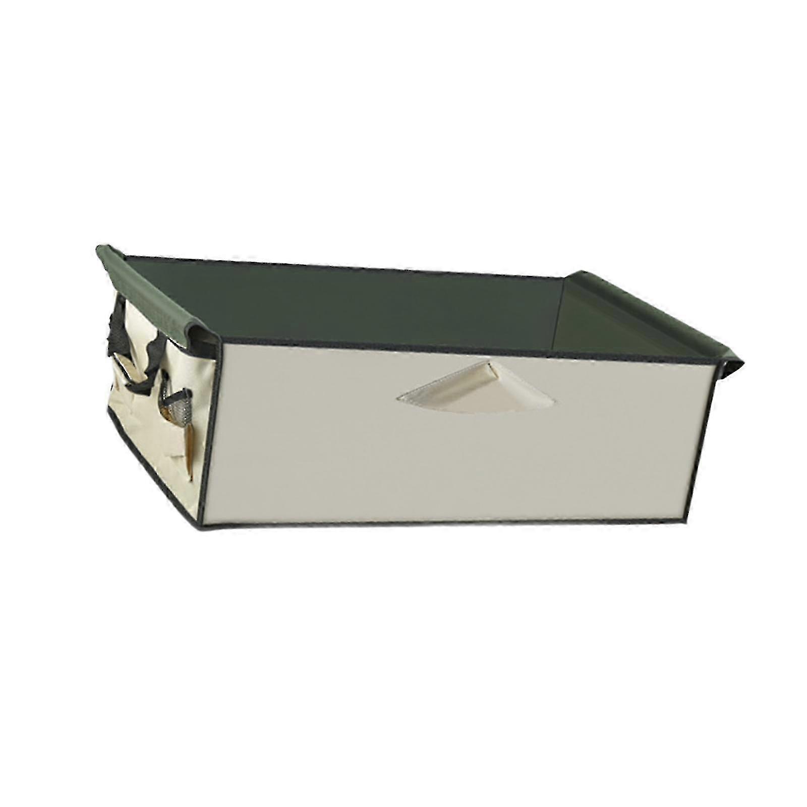 Wagon Liner Portable Wagon Cloth Pocket for Shopping Running Errands Grocery green