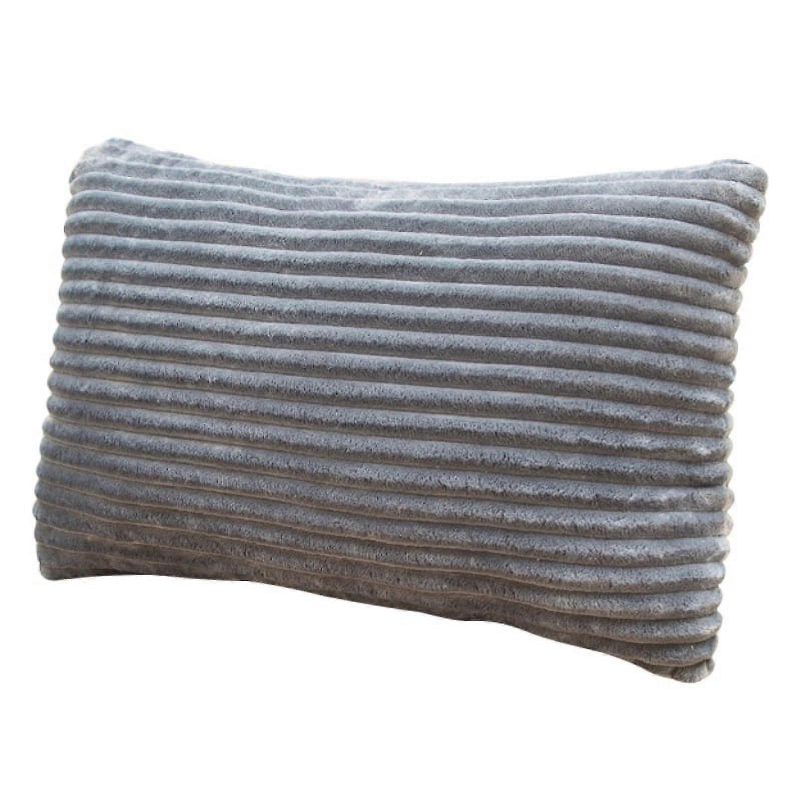 30*50cm Home Pillows Covers Soft Rectangular Pillowcase Home Sofa Couch Cushion Covers Deep gray