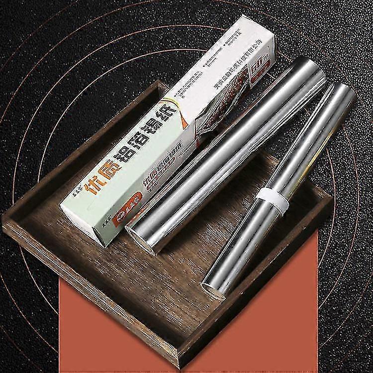 60m الغذاء الصف القصدير احباط الألومنيوم رقائق ورقة المطبخ فرن الخبز أجنحة الدجاج الألومنيوم احباط سمك 10 ميكرون