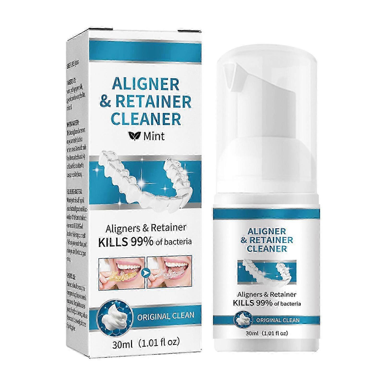 Denture-Whitening Cleaner 360 Degree All Round Cleaning False Tooth Cleaning Agents for Invisaligns Aligners TOP