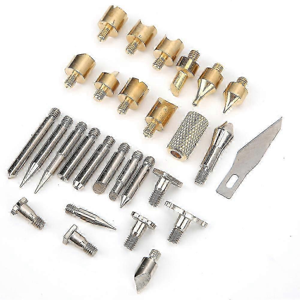Wood Burning Pen Tips 28PCS Pyrography Craft Tool Soldering Iron Tips