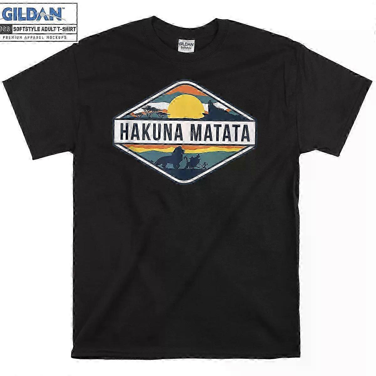 Leijonakuningas Hakuna Matata Timanttilogo T-paita