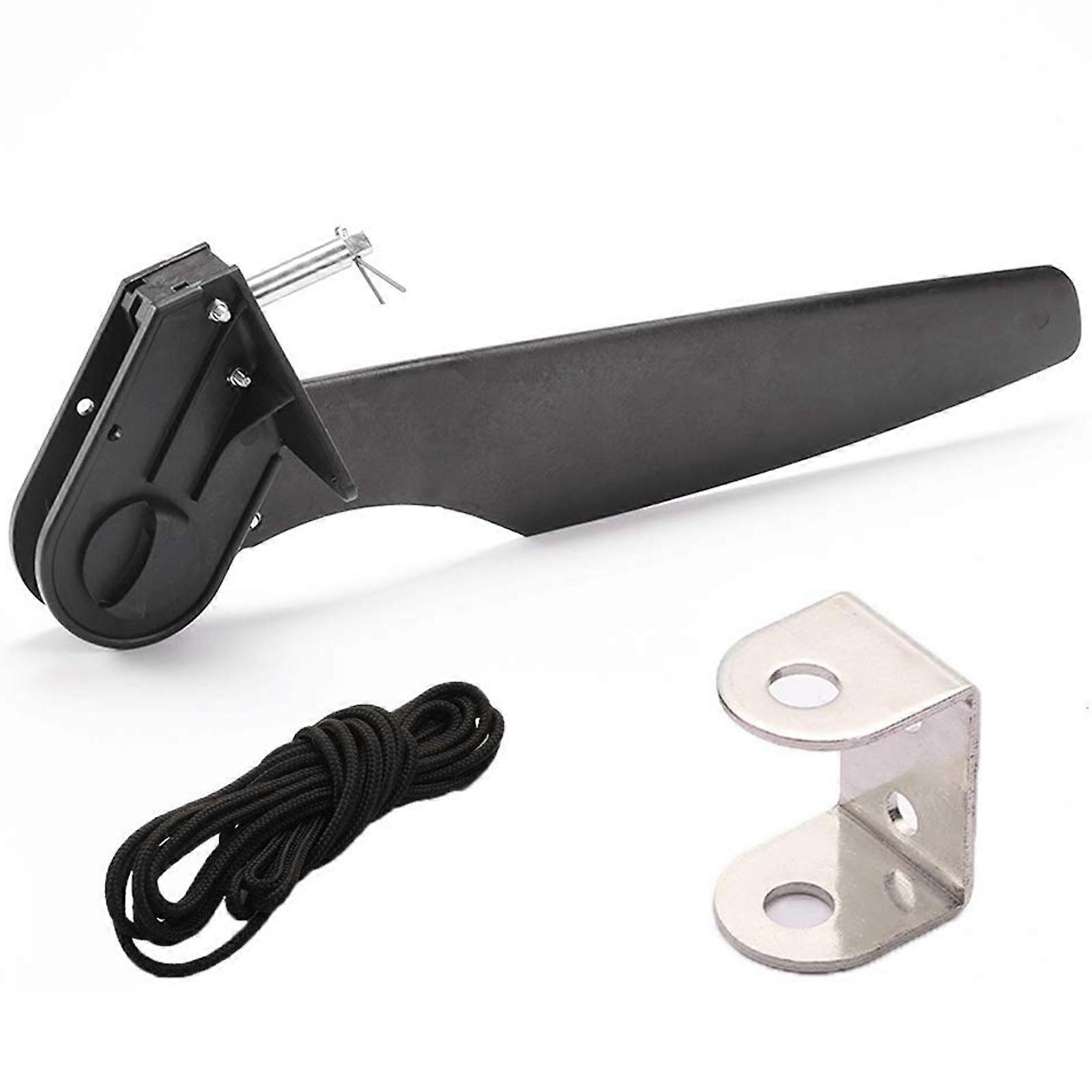 Foot Control Steering System with Control Line Kits Kayak Nylon Rudder Universals Replaceable Canoes Rudder Enduring Multicolor