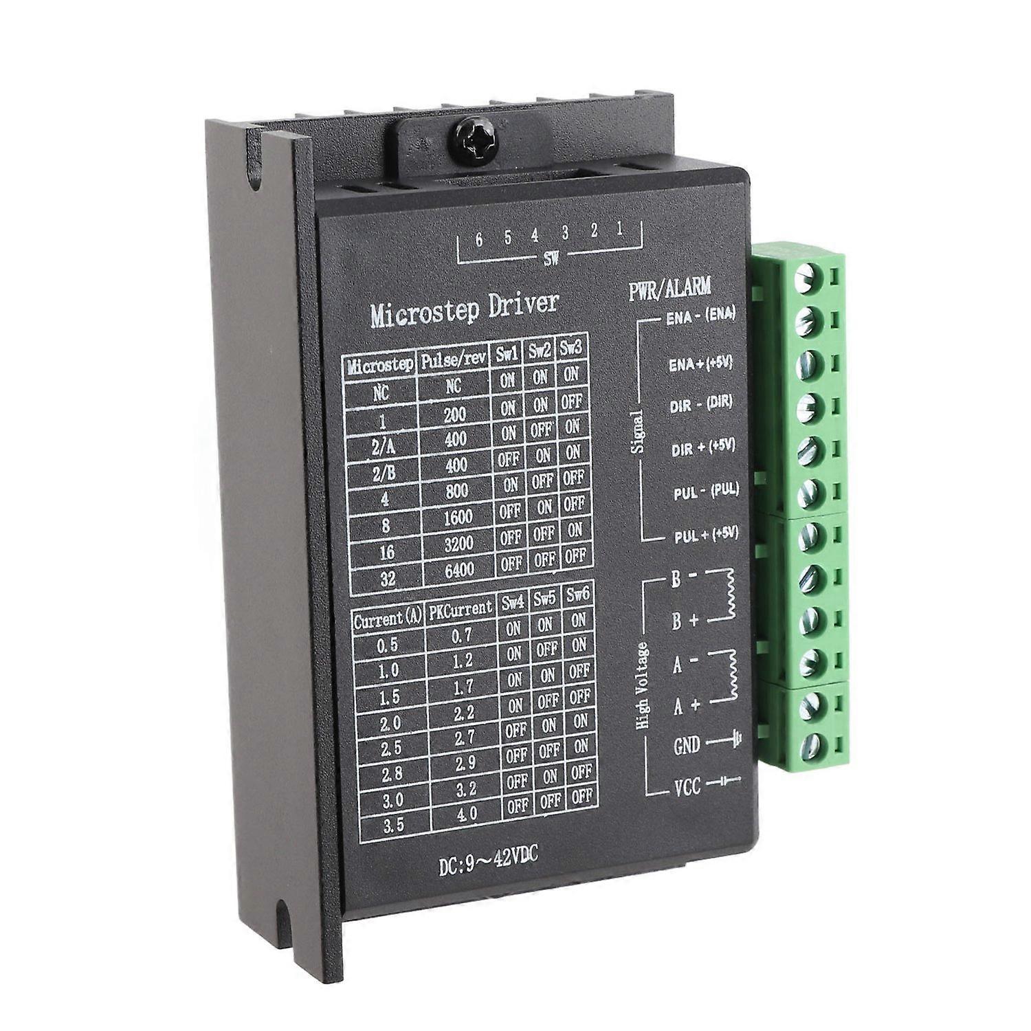 Stepper Motor Driver Aluminum High Speed Optical Isolation TB6600 NEMA 17/23/34 4.0A 42VDC